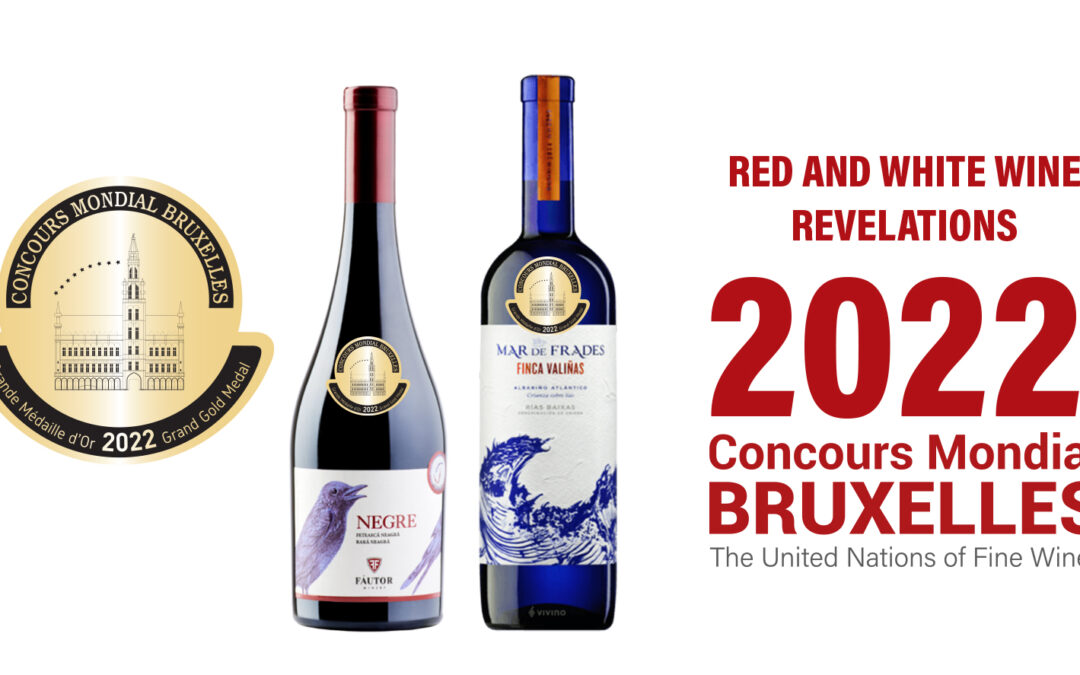 The Concours Mondial de Bruxelles announces the results of its 2022 Red and White Session