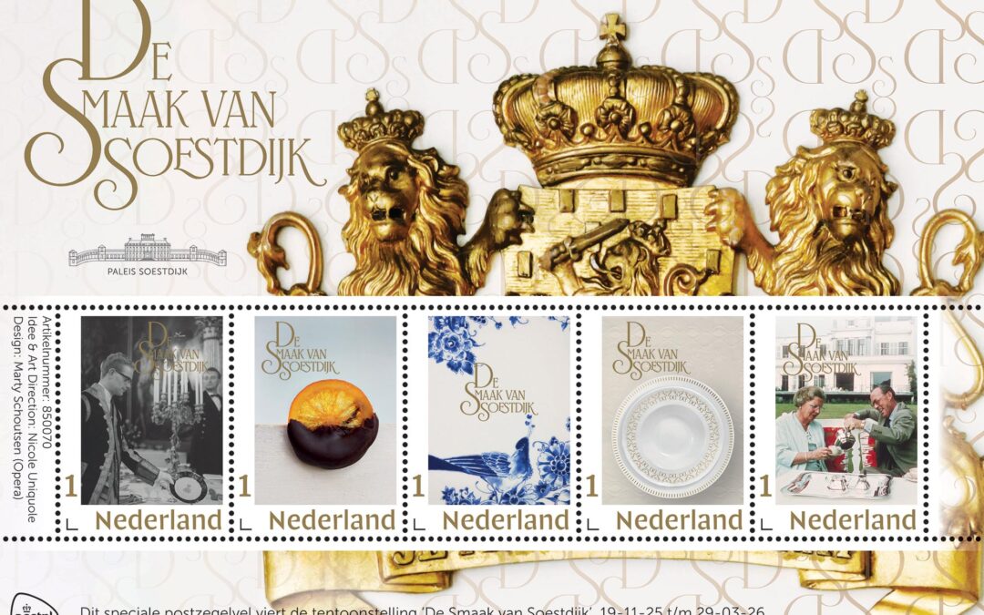 PostNL geeft smaakvolle postzegels uit met koninklijke allure